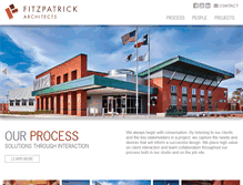 Tablet Screenshot of fitzpatrickarchitects.com